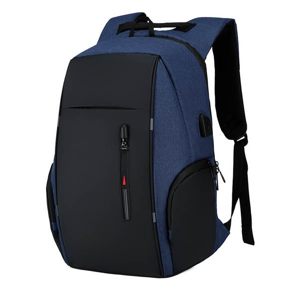 Pacote de negócios transfronteiriço para homens Pacote de laptop Pacote USB multifuncional Pacote de ombro duplo de grande capacidade Logo de impressão