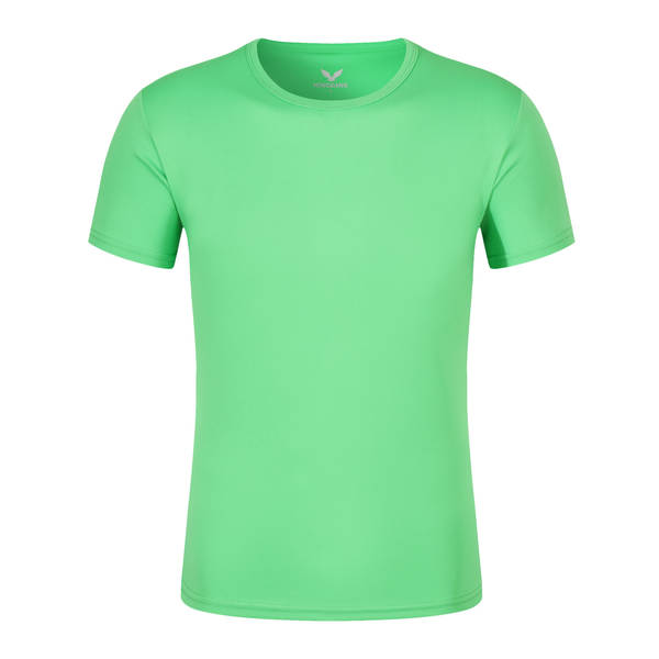 Vestido de trabalho todo o corpo impressão pulseira curta colar T-shirt impressão maratona roupa de roupa de esporte rápida T-shirt anúncio logo personalizado