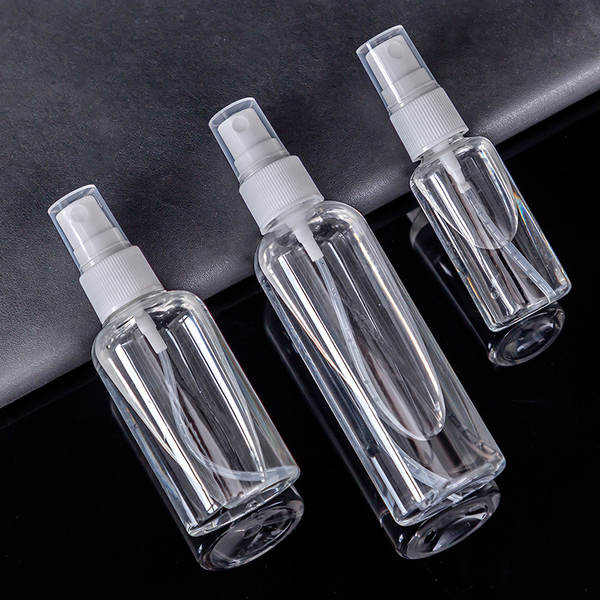 Garrafa 100ml viagem portátil maquiagem água pulverizador garrafa de borracha fina de névoa garrafa de distribuição de maquiagem 50ml 30ml
