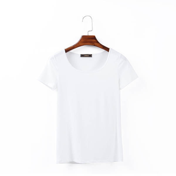 T-shirt feminino de pulso curto para o verão T-shirt feminino K242A
