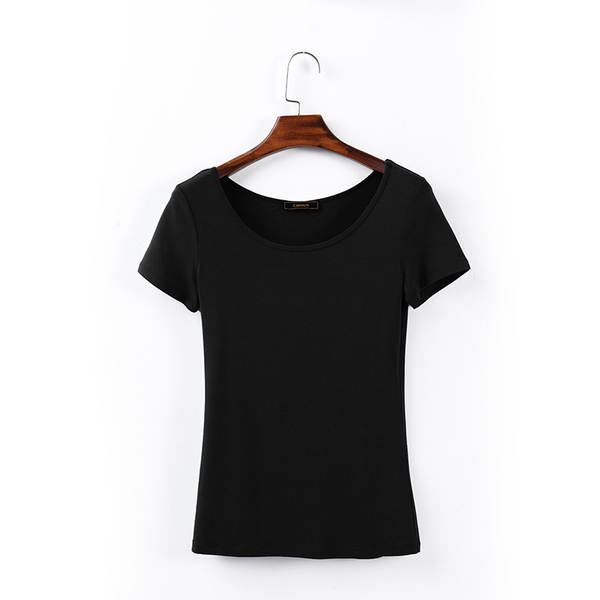 T-shirt feminino de pulso curto para o verão T-shirt feminino K242A