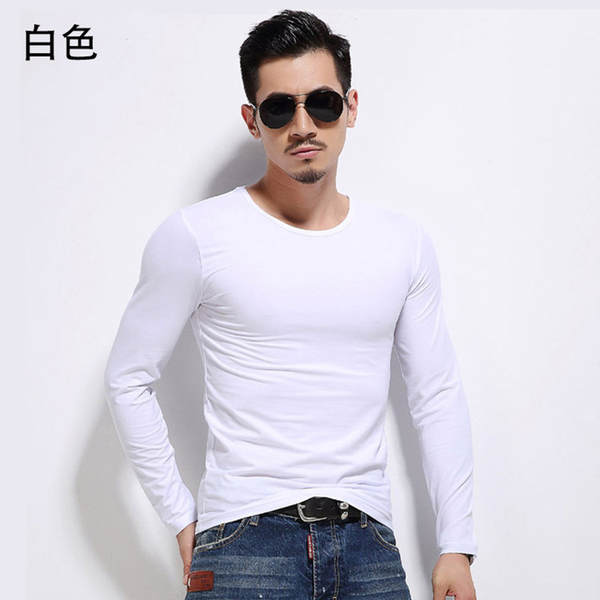 Camiseta longa manga masculina