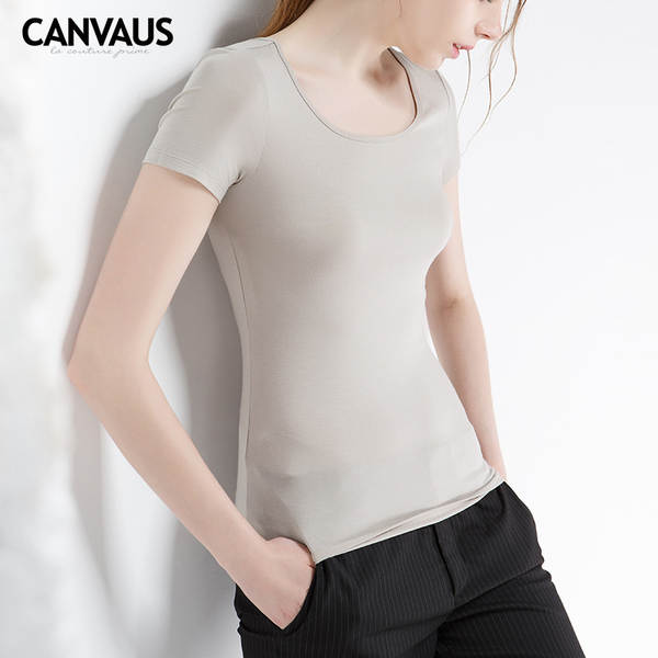 T-shirt feminino de pulso curto para o verão T-shirt feminino K242A