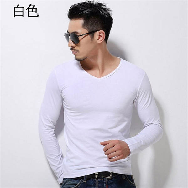 Camiseta longa manga masculina