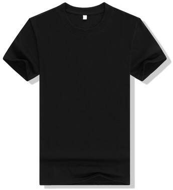 T-shirt de algodão puro personalizado impressão LOGO corda redonda calça curta roupa de trabalho t-shirt cultural branca Euro-americano T-shirt personalizado
