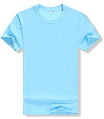 T-shirt de algodão puro personalizado impressão LOGO corda redonda calça curta roupa de trabalho t-shirt cultural branca Euro-americano T-shirt personalizado