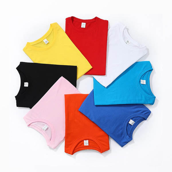 T-shirt de algodão puro personalizado impressão LOGO corda redonda calça curta roupa de trabalho t-shirt cultural branca Euro-americano T-shirt personalizado