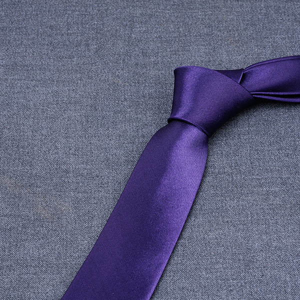 8cm Cravata de grupo Cravata de mão colorida Cravata azul pura masculina Cravata de casamento de negócios monocromática