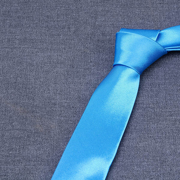 8cm Cravata de grupo Cravata de mão colorida Cravata azul pura masculina Cravata de casamento de negócios monocromática