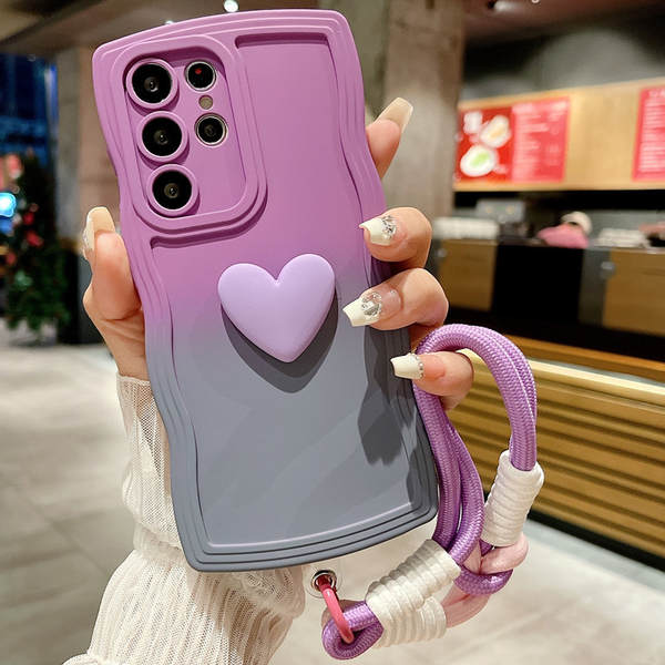 Aplicável Samsung S24ultra Telemóvel Shell a73 amor s23 corda A54 protecção contra queda S23fe s22a34