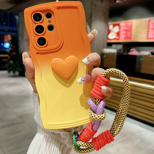 Aplicável Samsung S24ultra Telemóvel Shell a73 amor s23 corda A54 protecção contra queda S23fe s22a34