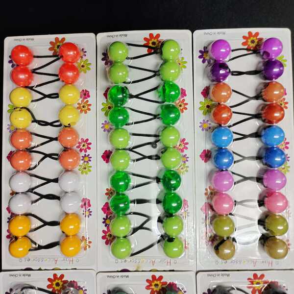 Pequenas meninas negras com corda de cabelo Kids hair balls corda de cabelo da África