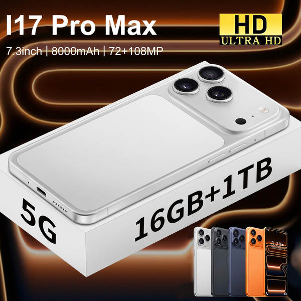 I17 Pro Max transfronteiriço de 7,3 polegadas 16+1T de baixo preço para fabricantes de smartphones inteligentes Android