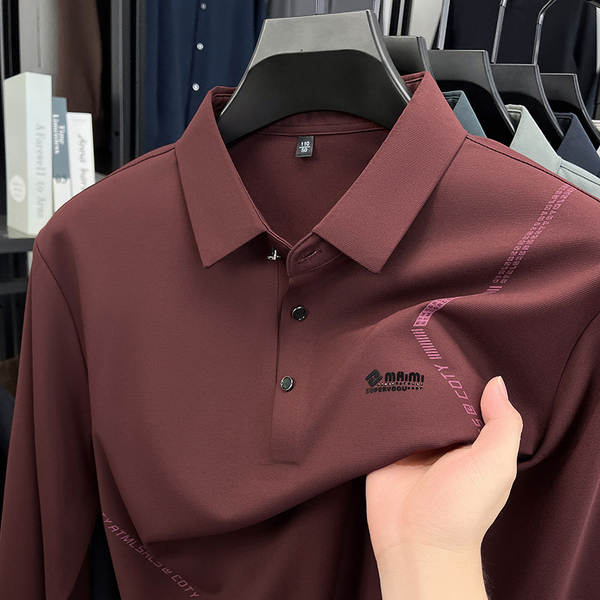 Camisa Polo Longa Manga Masculina