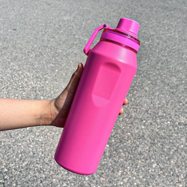 Novo vaso espacial transfronteiriço de negócios de grande capacidade 316 vaso de aquecimento de aço inoxidável ao ar livre com vaso de esporte portátil