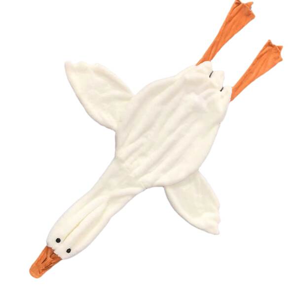 Pele de Ganso Branco para Boneca