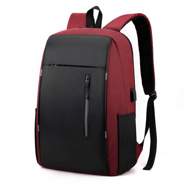 Pacote de negócios transfronteiriço para homens Pacote de laptop Pacote USB multifuncional Pacote de ombro duplo de grande capacidade Logo de impressão
