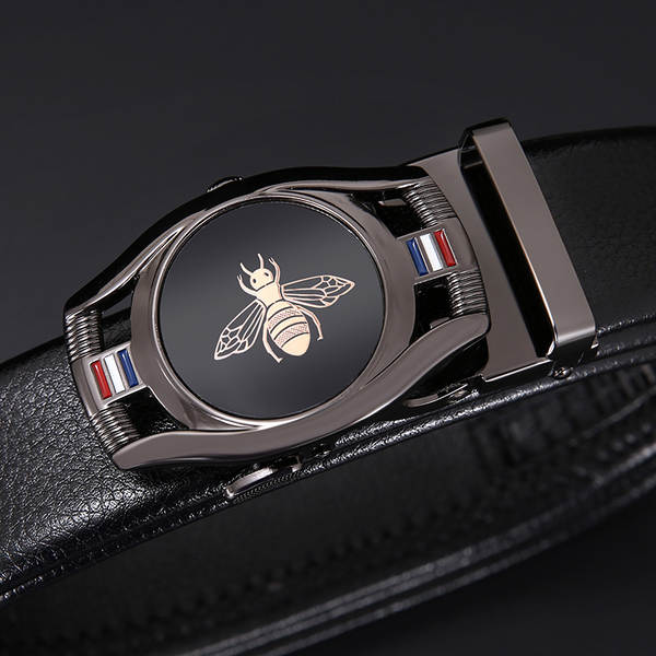 Cinto de couro masculino automático