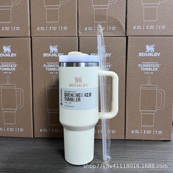 Novo Stanley STANLEY 2a geração 40oz copo de mão dupla camada de aço inoxidável aquecedor refrigerante copo de carro de gelo