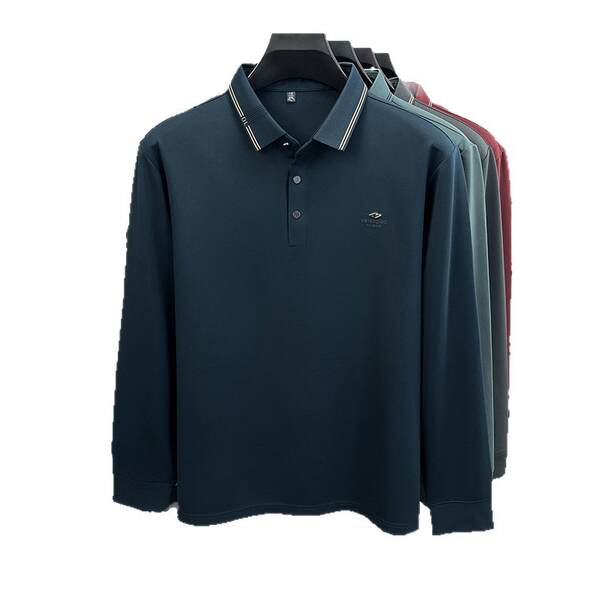 Camisa Polo Longa Manga Masculina