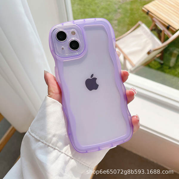 Aplicável Samsung S25Ultra Capa do celular S24 Protector S23 A35/A15 Faixa de onda A55 transparente