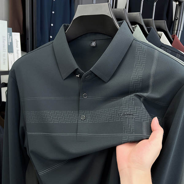 Camisa Polo Longa Manga Masculina