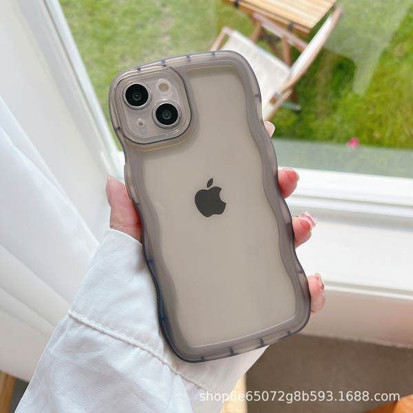 Aplicável Samsung S25Ultra Capa do celular S24 Protector S23 A35/A15 Faixa de onda A55 transparente