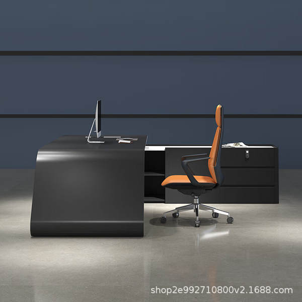 Mesa de Escritório Moderna com Cadeira
