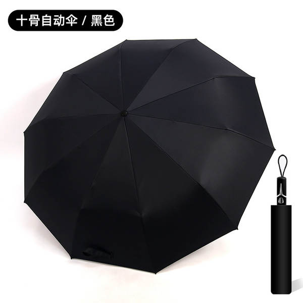 Um guarda-chuva totalmente automático de 24 ossos para homens e mulheres dobrável com um grande protetor solar avançado anti-ultravioleta anúncio por atacado personalizado