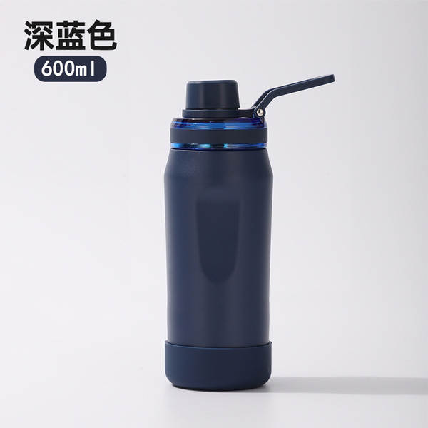 Novo 304 de aço inoxidável aquecedor de xícara de vidro com xícara de silício de cana espacial exterior portátil de esportes