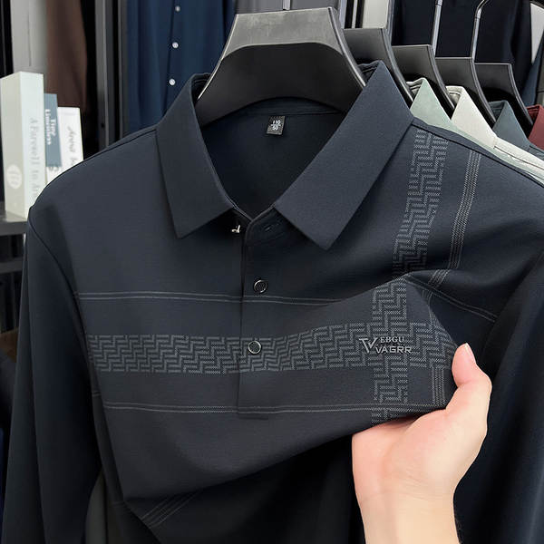 Camisa Polo Longa Manga Masculina