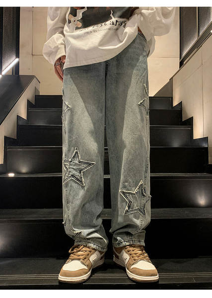 Calça Jeans Masculina Estilo Americano