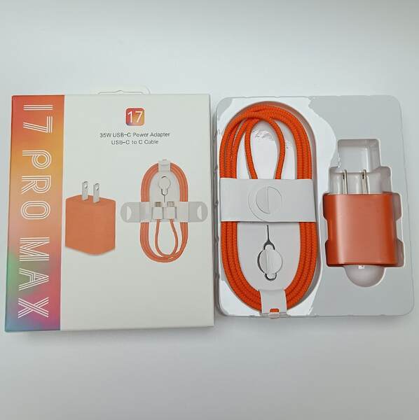Cabeça de carregamento de celular padrão europeu pd20w para Apple 15 carregador iPad kit linha de dados pd 35w