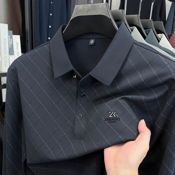 Camisa Polo Longa Manga Masculina