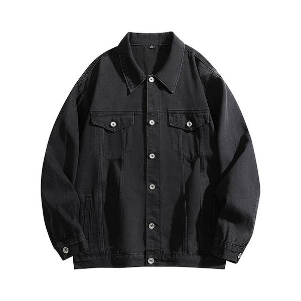 Jaqueta de couro masculina