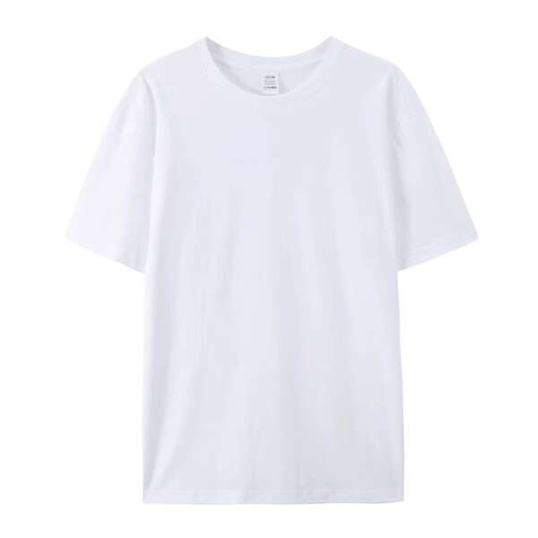 T-Shirt de algodão puro personalizado logo masculino e feminino do mesmo tamanho T-Shirt de luxo longas mãos grandes mãos femininas T-Shirt personalizado