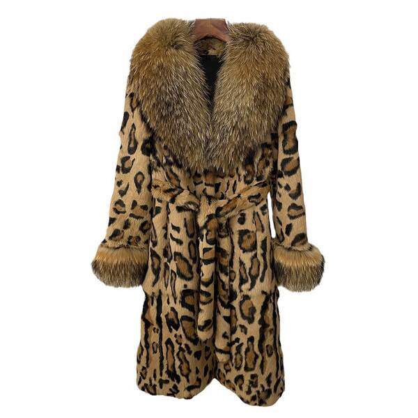 Venda rápida Venda quente Euro-americano Outono Inverno Novo Leopardo Coelho Coelhos Coelhos Coelhos Coelhos Coelhos Coelhos