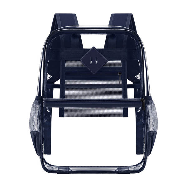 Amazon Transboundary Supply Transparente backpack pvc duplo ombro saco pvc saco grande capacidade saco estudante