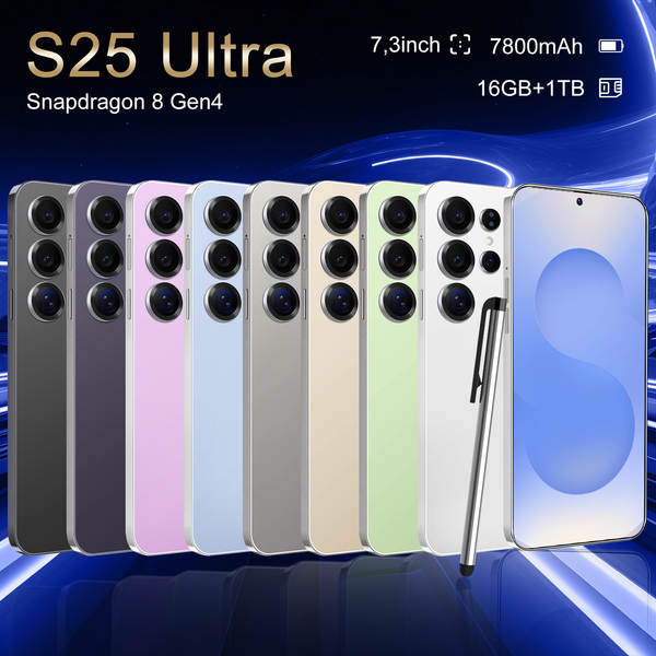 Novo celular transfronteiriço S25 Ultra 7.3 polegadas grande ecrã real 4G 3+16 unidade TK comércio exterior atacado