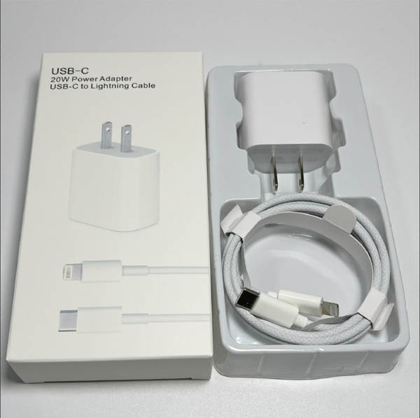 Cabeça de carregamento de celular padrão europeu pd20w para Apple 15 carregador iPad kit linha de dados pd 35w