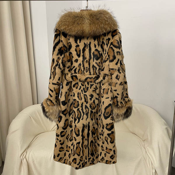 Venda rápida Venda quente Euro-americano Outono Inverno Novo Leopardo Coelho Coelhos Coelhos Coelhos Coelhos Coelhos Coelhos