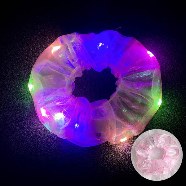 LED brilho do intestino grosso cabelo círculo di luz da noite cabelo brilho da luz da noite cabelo de cabelo da noite cabelo da fronteira cabelo
