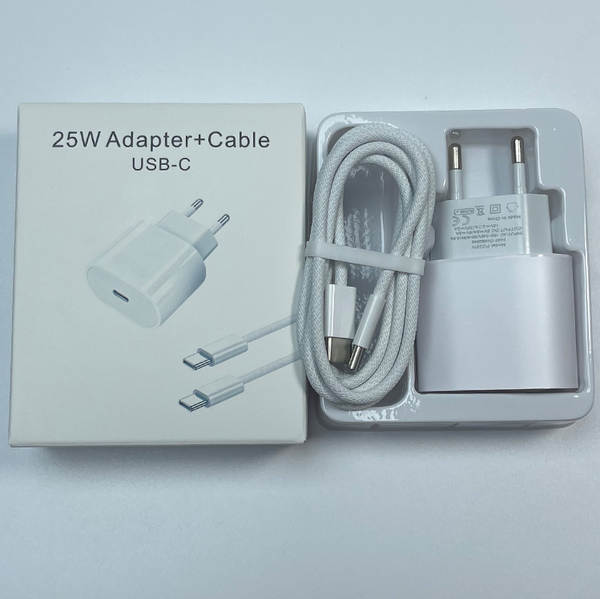 Cabeça de carregamento de celular padrão europeu pd20w para Apple 15 carregador iPad kit linha de dados pd 35w