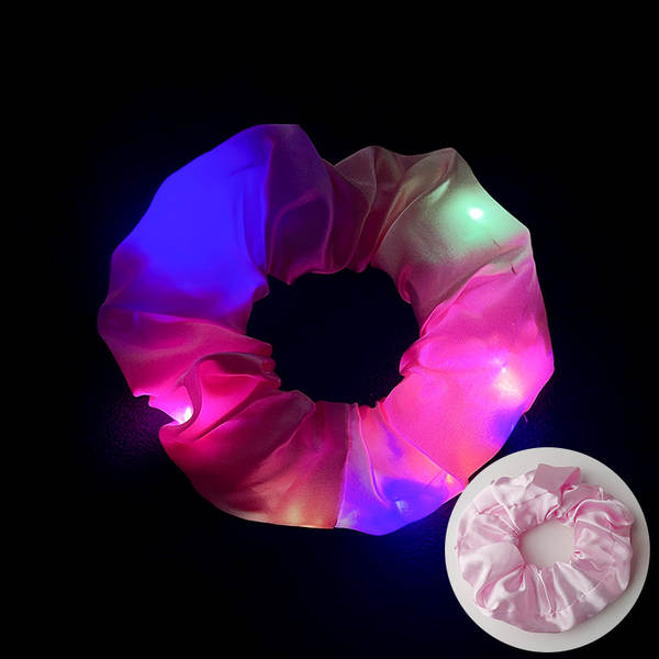 LED brilho do intestino grosso cabelo círculo di luz da noite cabelo brilho da luz da noite cabelo de cabelo da noite cabelo da fronteira cabelo