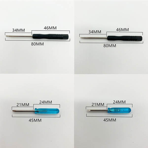Chave de fenda miniatura 2mm e 3mm