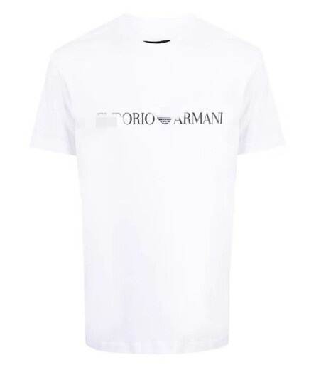 Camiseta Masculina Curta de Algodão