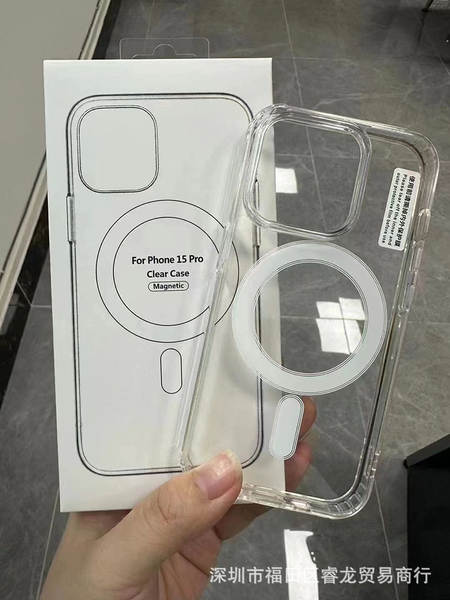 Para iPhone 16 15 Pro Apple 15 14 Pro Max magsafe casca magnética transparente 7
