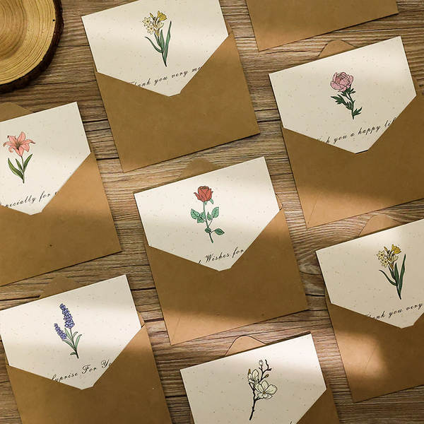 Cartão de Felicitações com Envelope