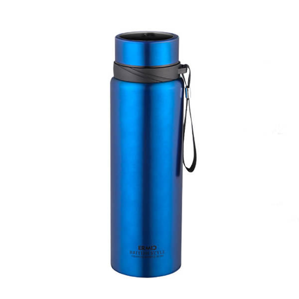 Taça de aquecimento de grande capacidade de aço inoxidável exterior portátil de torneira de turismo pendura de torneira de esportes personalizável de garrafa de aquecimento de logotipo