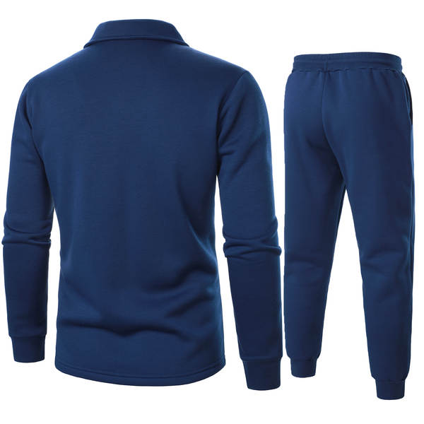 Novas tendências do comércio exterior masculino botões de primavera e outono de casaco de lazer 2 peças